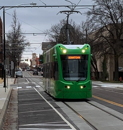 Oklahoma City Streetcar Green